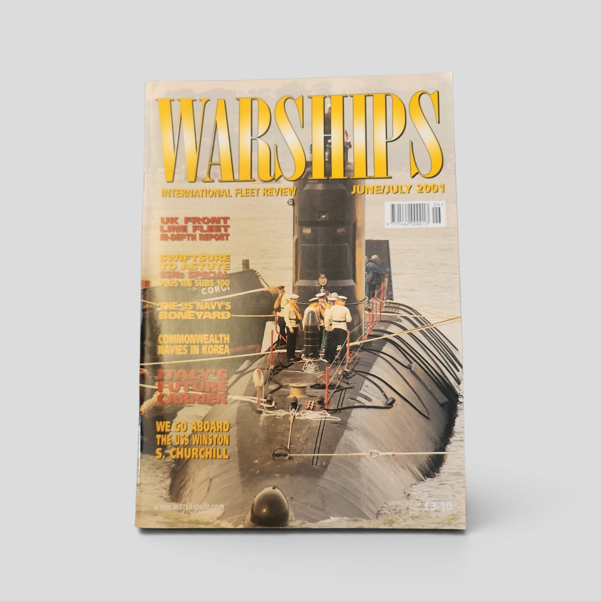 Warships International Fleet Review – June/July 2001 actual cover