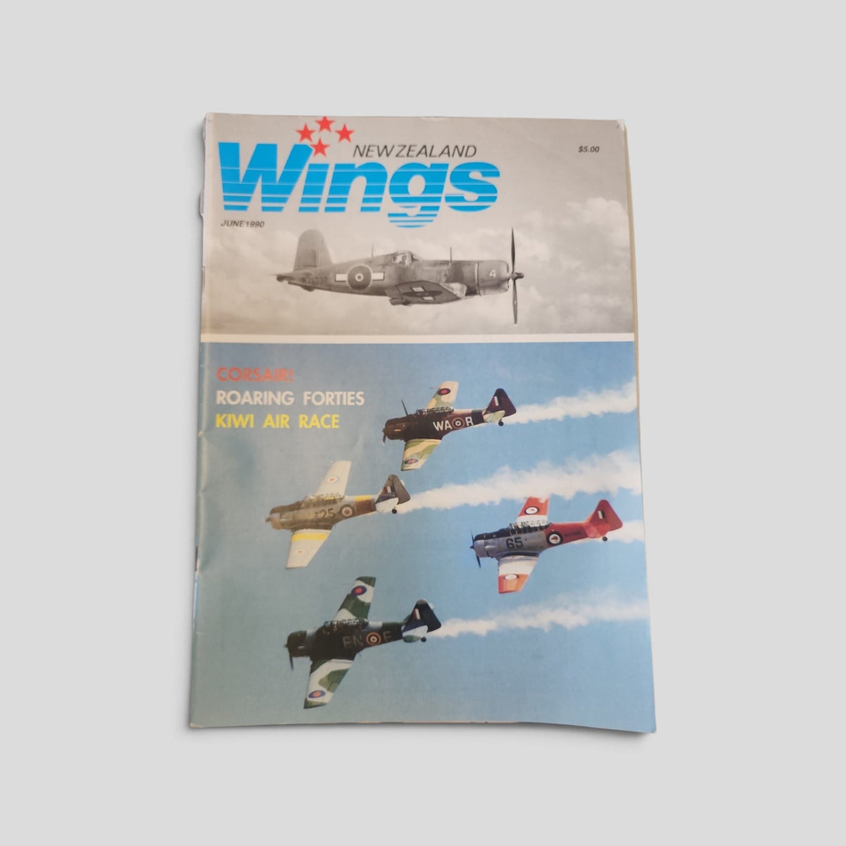 New Zealand Wings – June 1990 actual cover