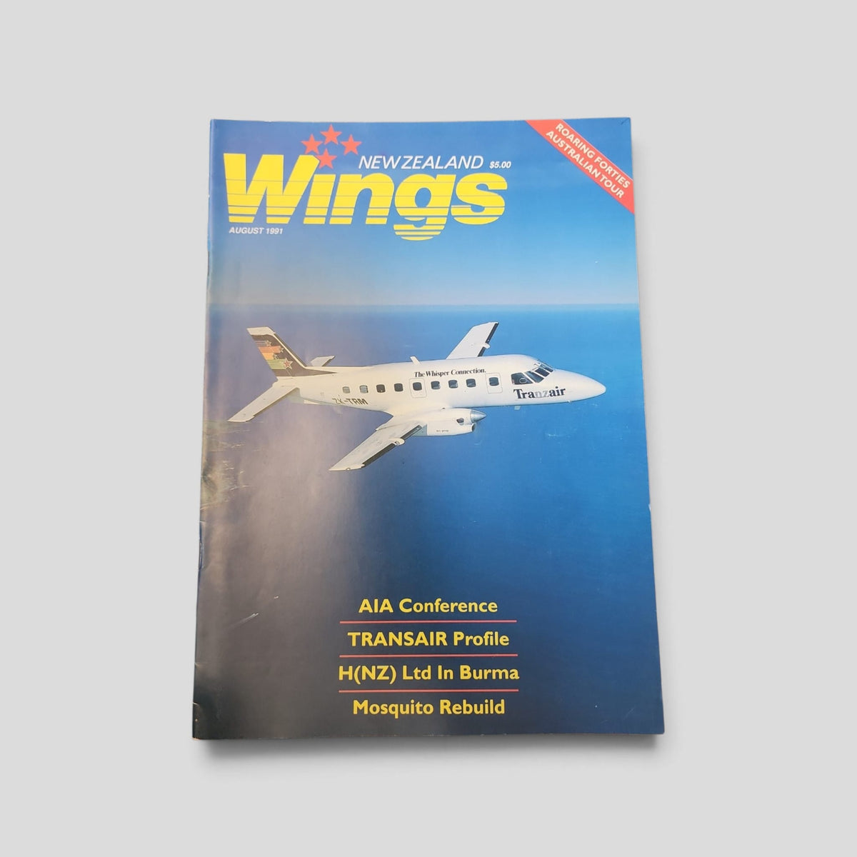 New Zealand Wings – August 1991 actual cover