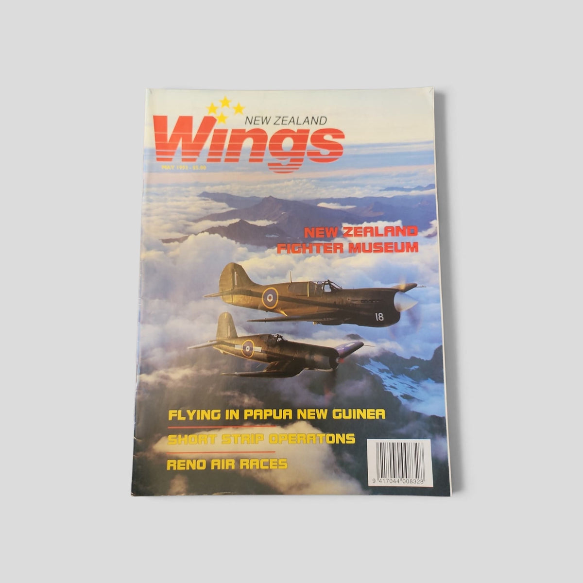 New Zealand Wings – May 1993 actual cover
