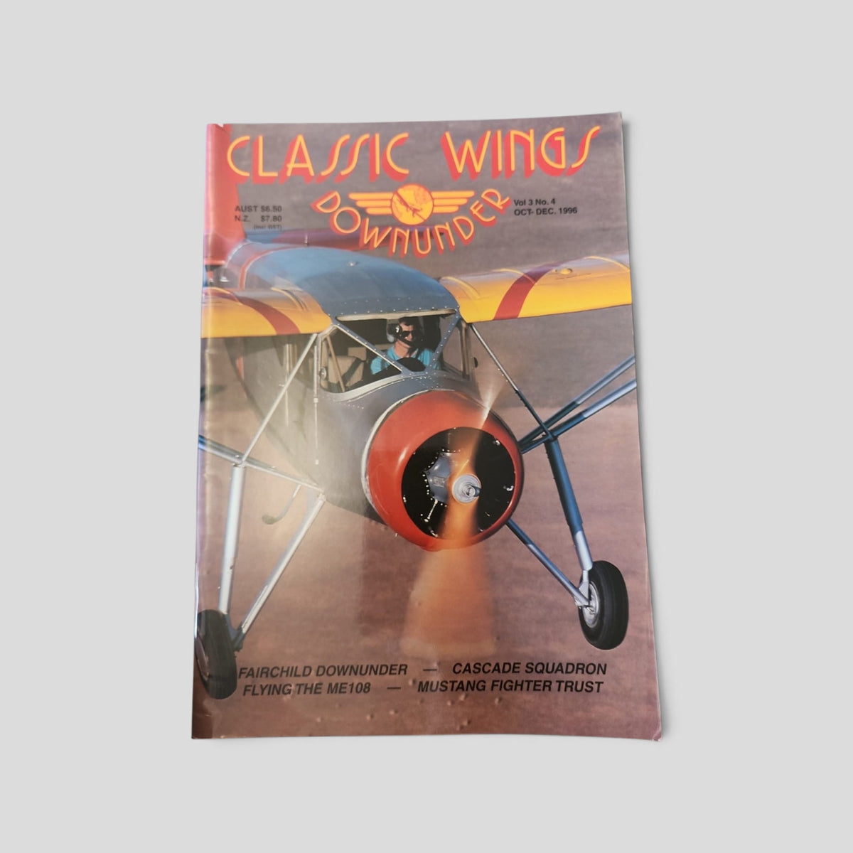 Classic Wings Downunder – Vol. 3 No. 4 – October–December 1996 actual cover