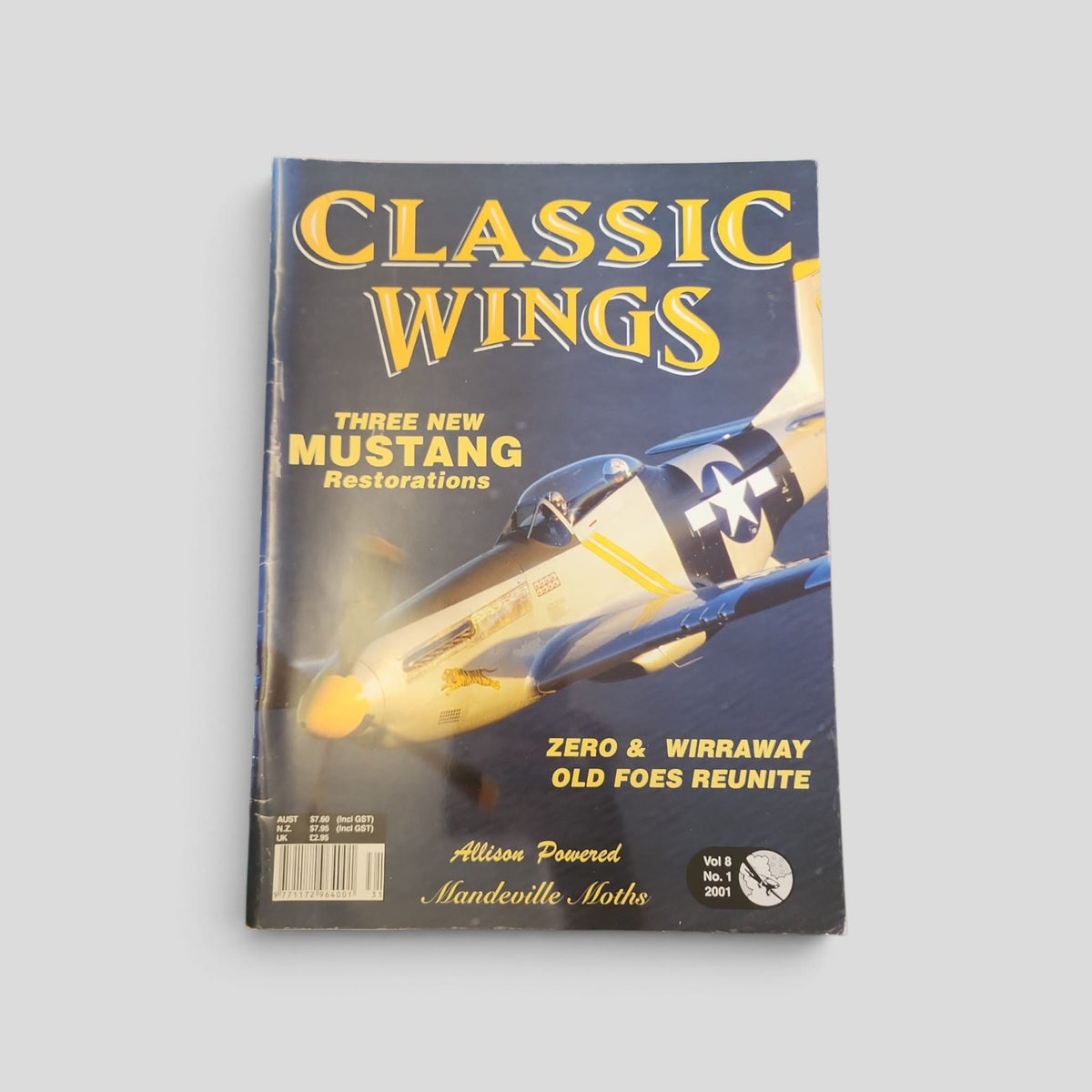 Classic Wings – Vol. 8 No. 1 – 2001 actual cover