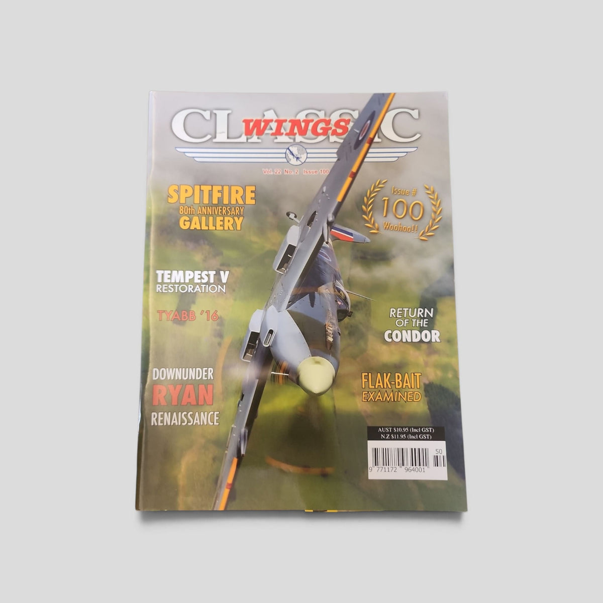 Classic Wings – Vol. 22 No. 2, Issue 100 actual cover