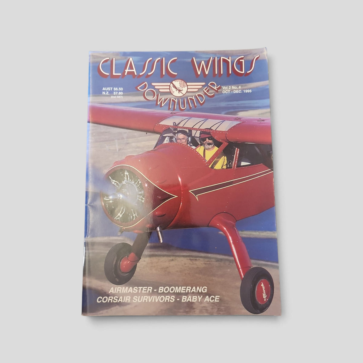 Classic Wings Downunder – Vol. 2 No. 4 – October–December 1995 actual cover