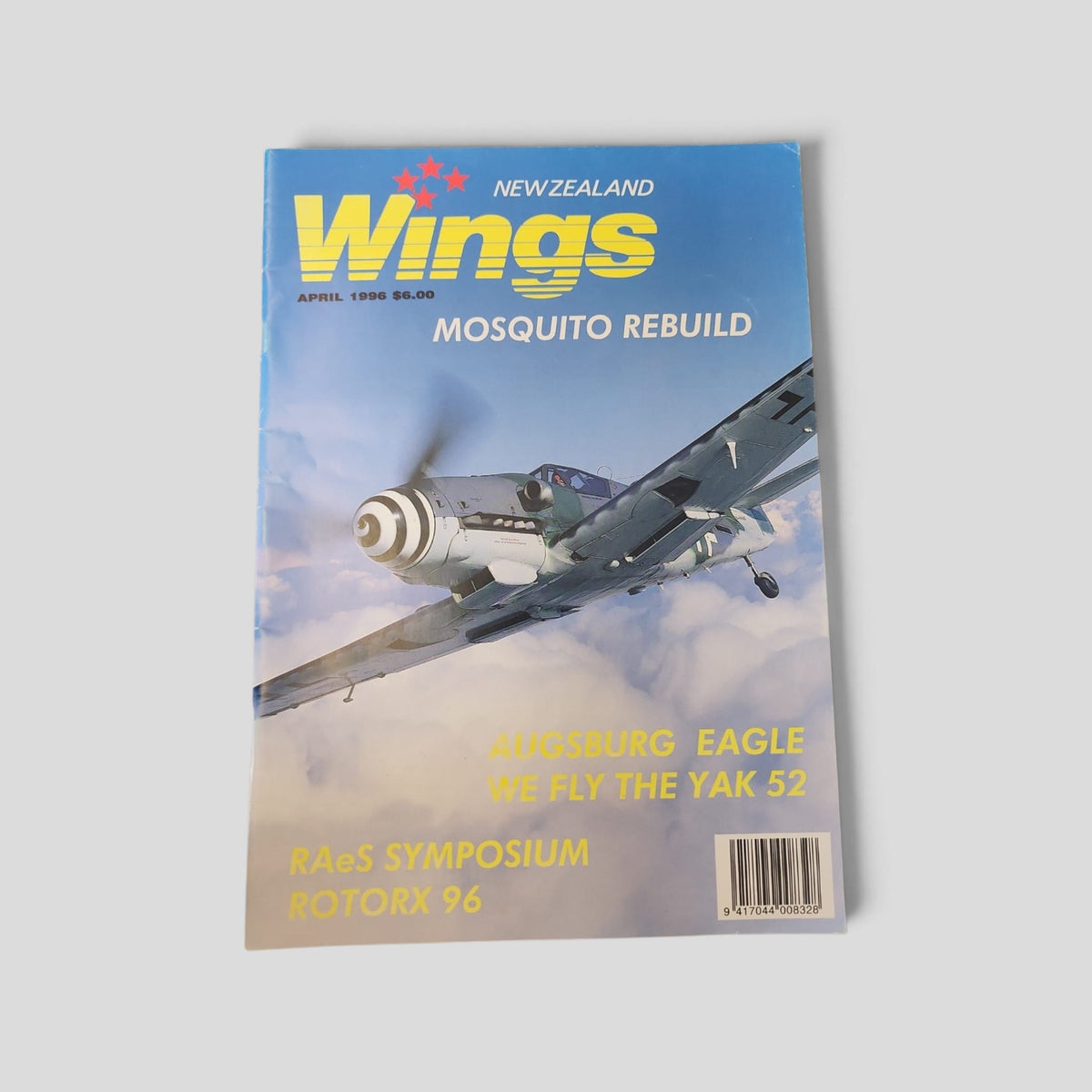 New Zealand Wings – April 1996 actual cover