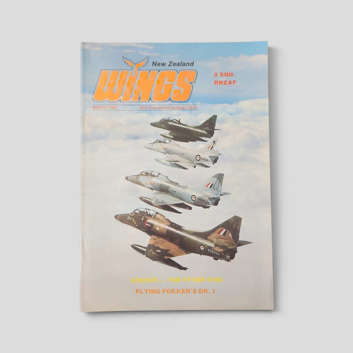 New Zealand Wings – March 1986 actual cover