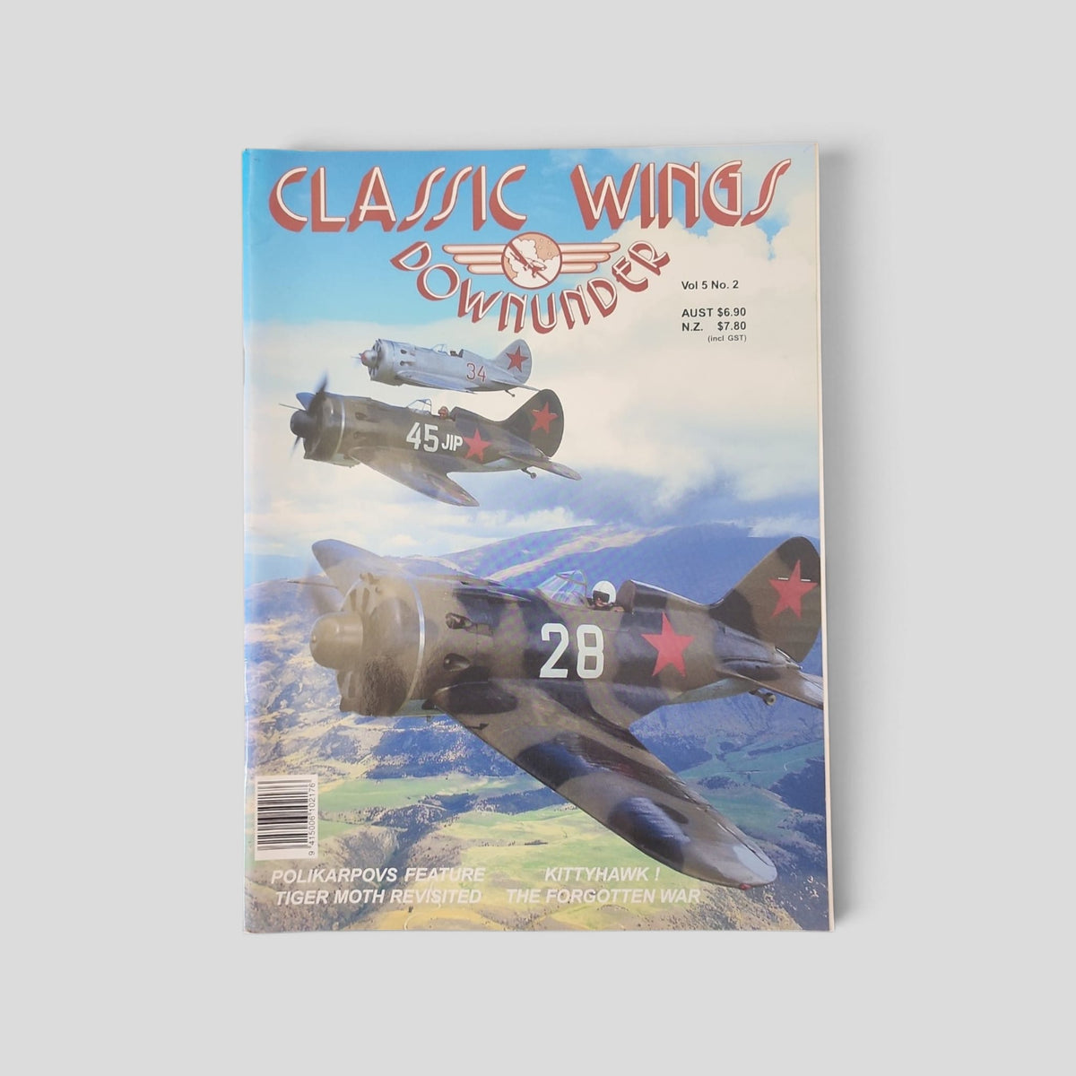 Classic Wings Downunder – Vol. 5 No. 2 actual cover