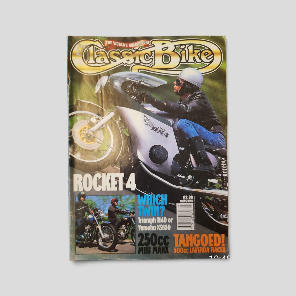 Classic Bike – August 1995 — original front cover