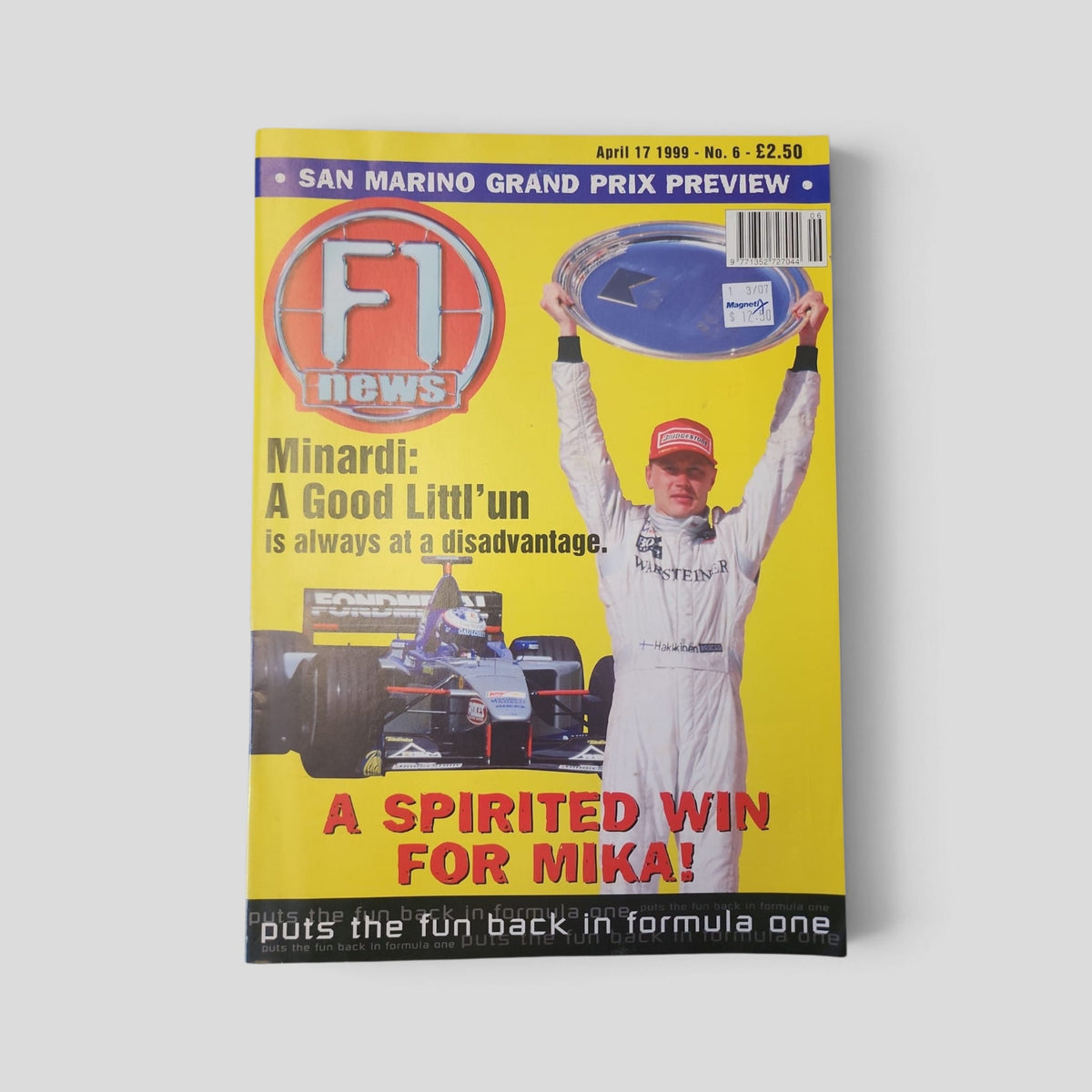 F1 News – No. 6 – April 17 1999 — original front cover