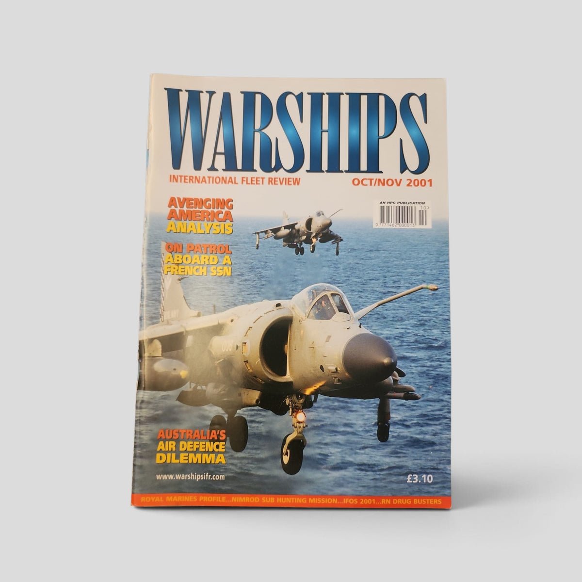 Warships International Fleet Review – October/November 2001 — original front cover