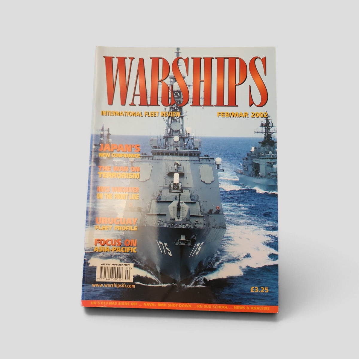 Warships International Fleet Review – February/March 2002 — original front cover