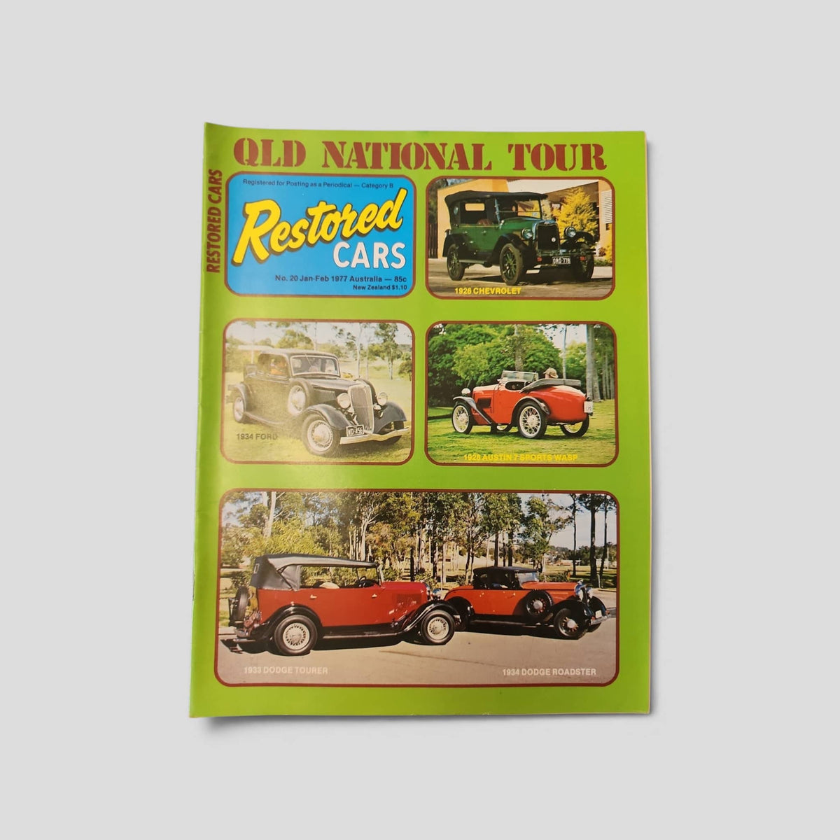 Restored Cars – No. 20 – January–February 1977 — original front cover