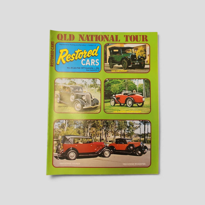 Restored Cars – No. 20 – January–February 1977 — original front cover