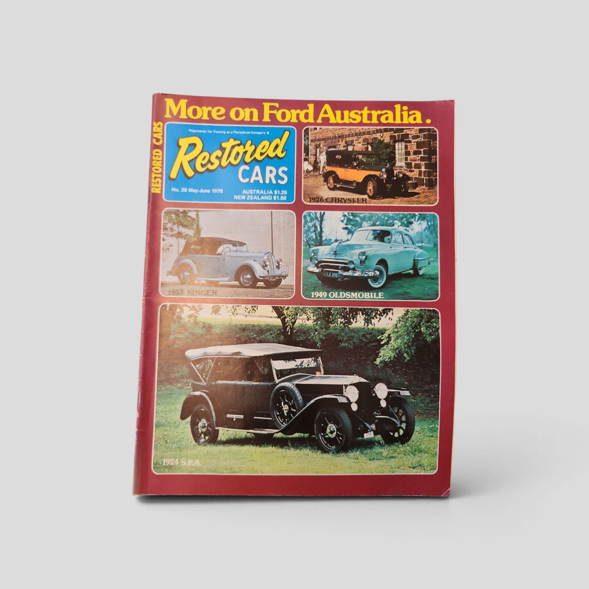 Restored Cars – No. 28 – May–June 1978 — original front cover
