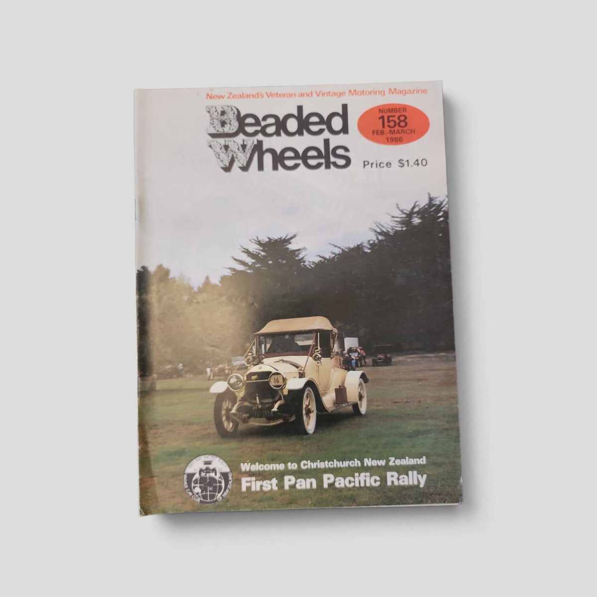 Beaded Wheels – No. 158 – February–March 1986 — original front cover