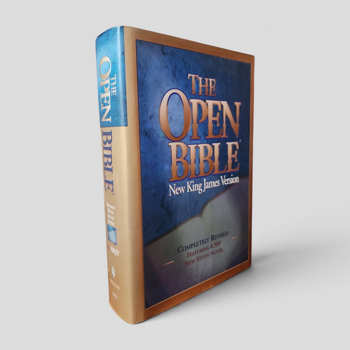 The Open Bible — New King James Version, Revised Study Edition — actual copy