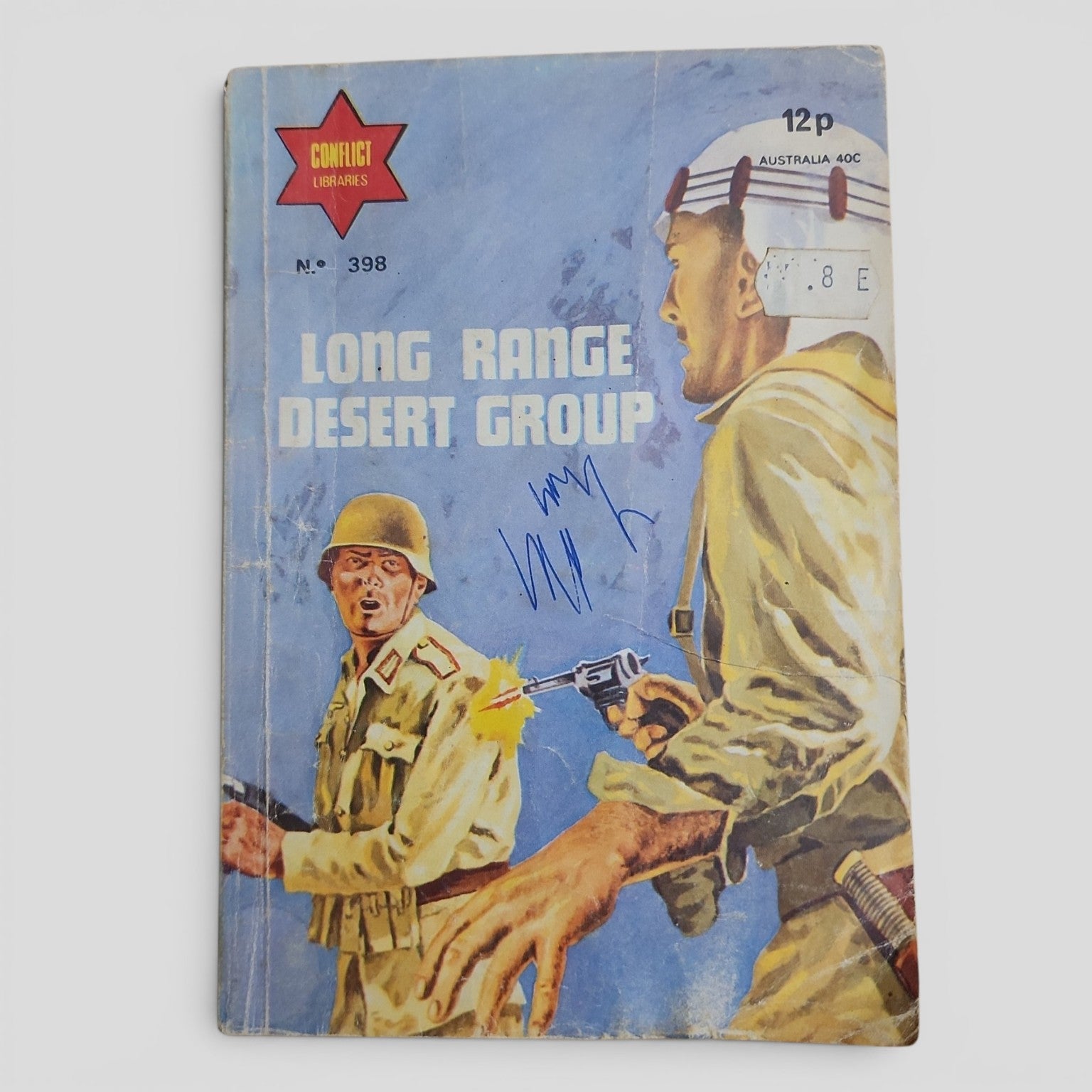 Long Range Desert Group, Conflict Libraries No. 398, vintage war comic cover