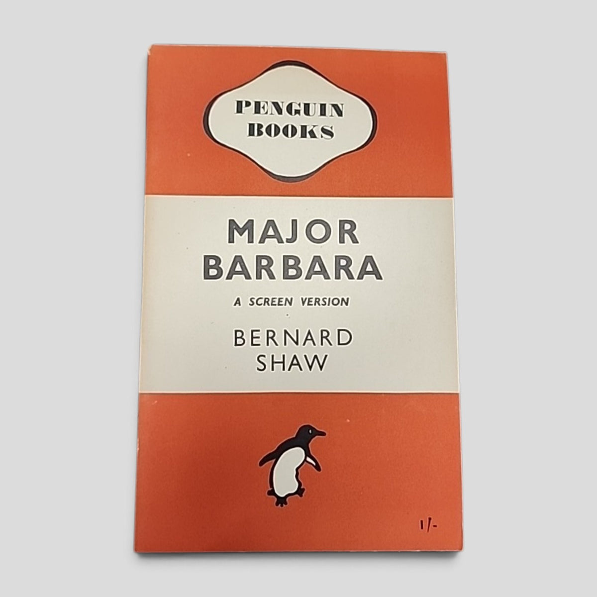 Major Barbara: A Screen Version by Bernard Shaw, Penguin Books 1945 paperback cover