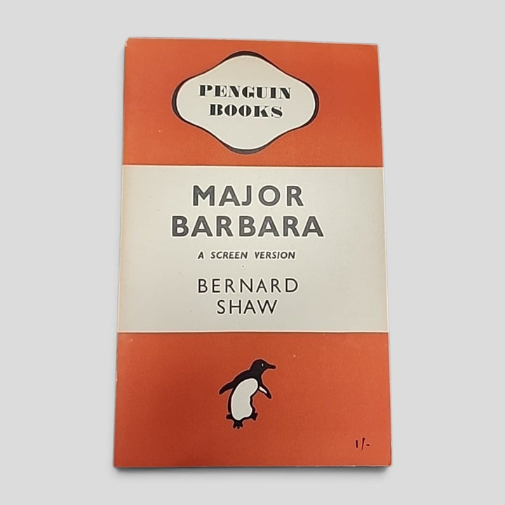 Major Barbara: A Screen Version by Bernard Shaw, Penguin Books 1945 paperback cover