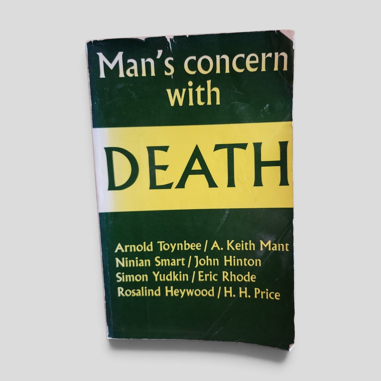 Man's Concern with Death by Arnold Toynbee and contributors - cover