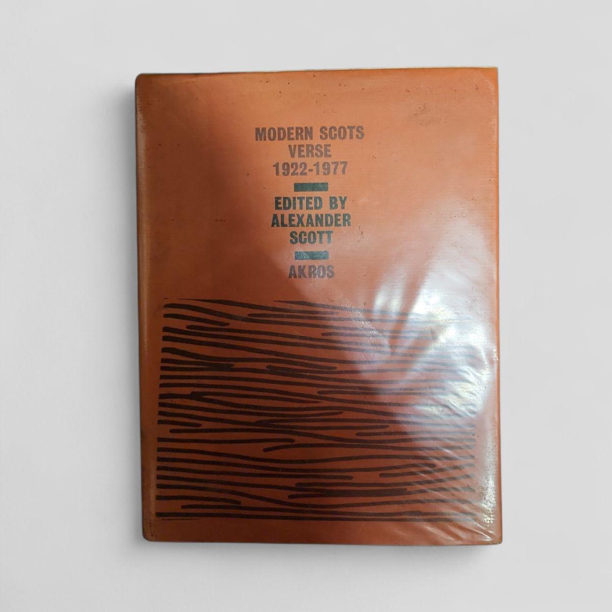 Modern Scots Verse 1922 - 1977 by Alexander Scott - Books Worth Keeping