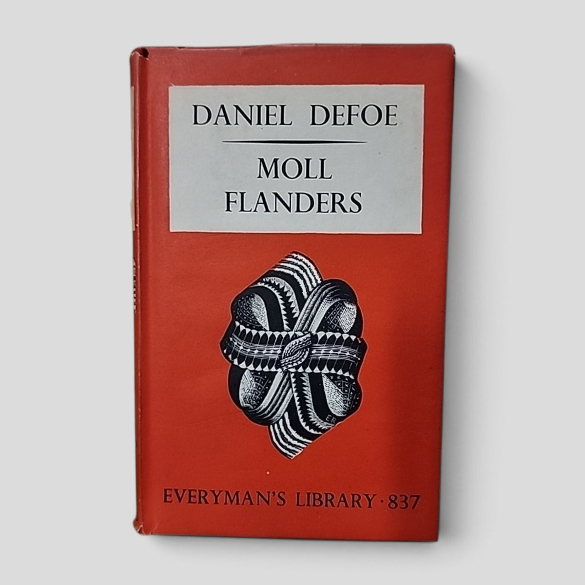 Moll Flanders by Daniel Defoe, Everyman's Library 837, 1947 hardcover with dust jacket