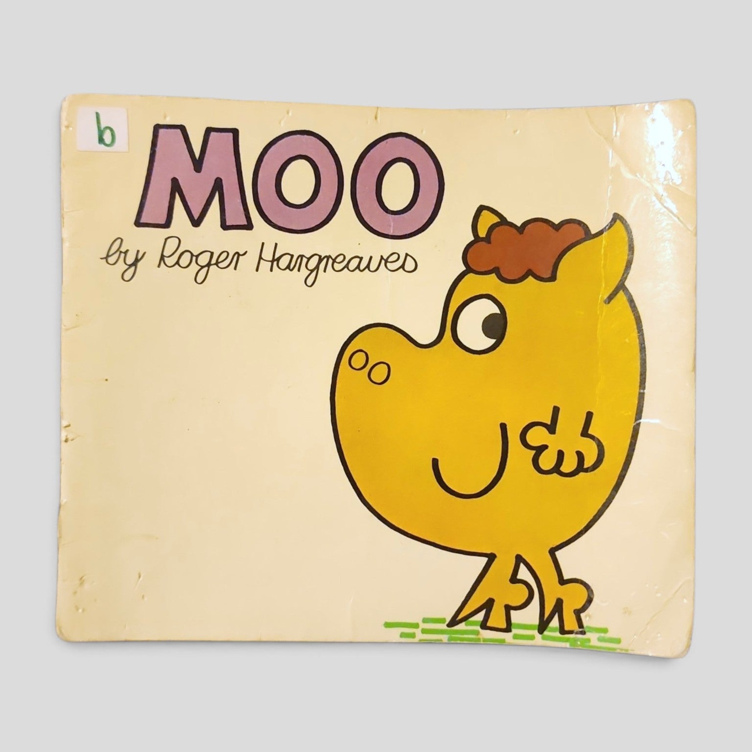 Moo by Roger Hargreaves vintage children's mini picture book cover