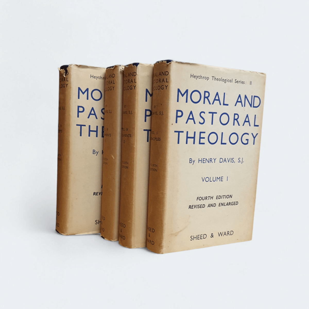 Moral and Pastoral Theology (4 Volumes) by Henry Davis - Books Worth Keeping
