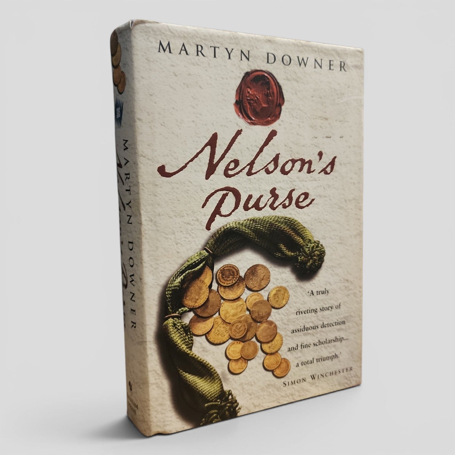 Nelson's Purse by Martyn Downer hardcover with dust jacket