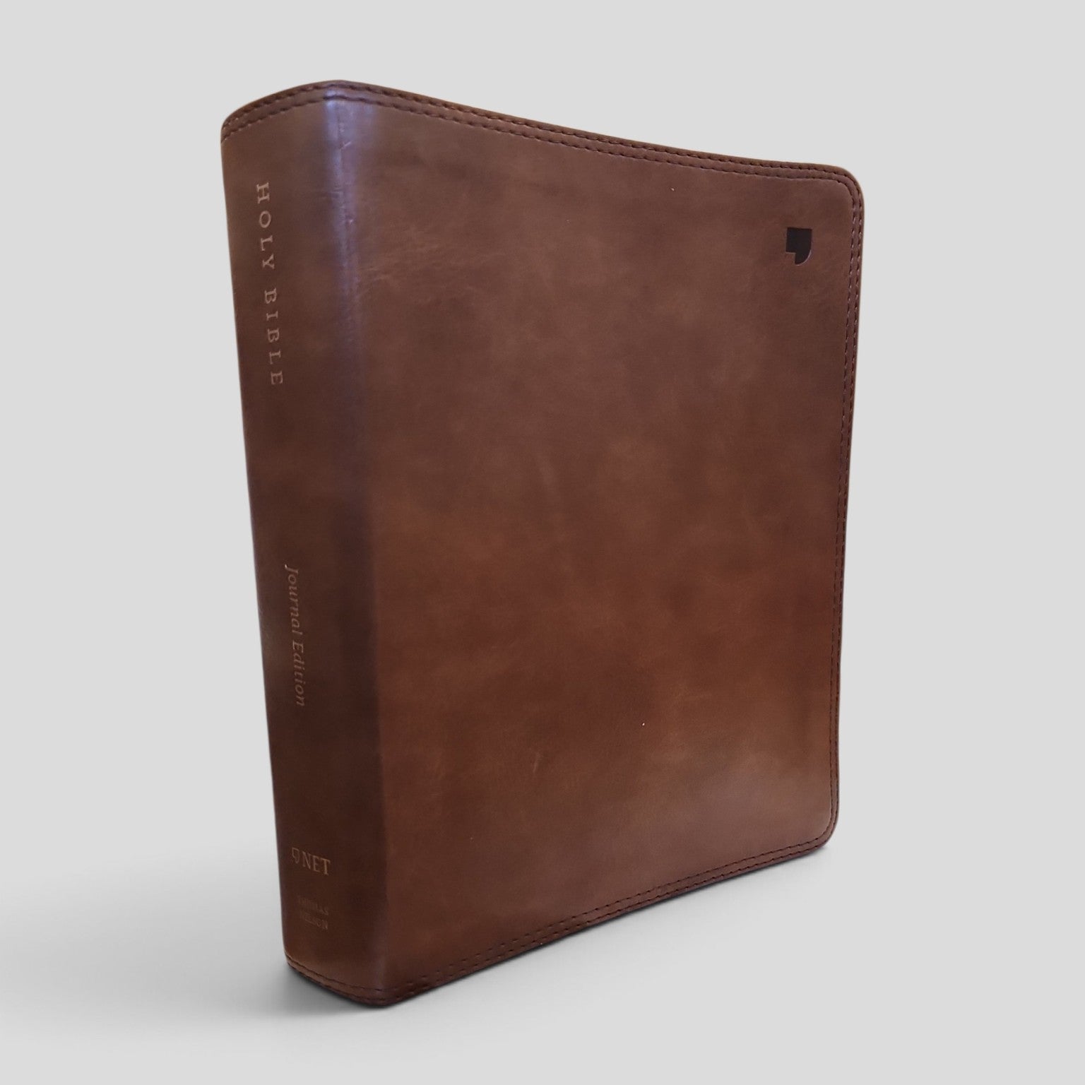 NET Bible Journal Edition, brown Leathersoft, Thomas Nelson
