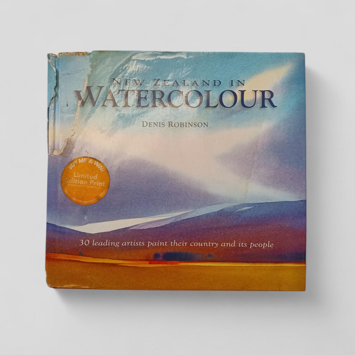 New Zealand in Watercolour by Denis Robinson - Books Worth Keeping