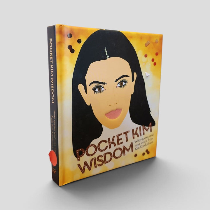Pocket Kim Wisdom by Hardie Grant Books, illustrated yellow and black hardcover front cover