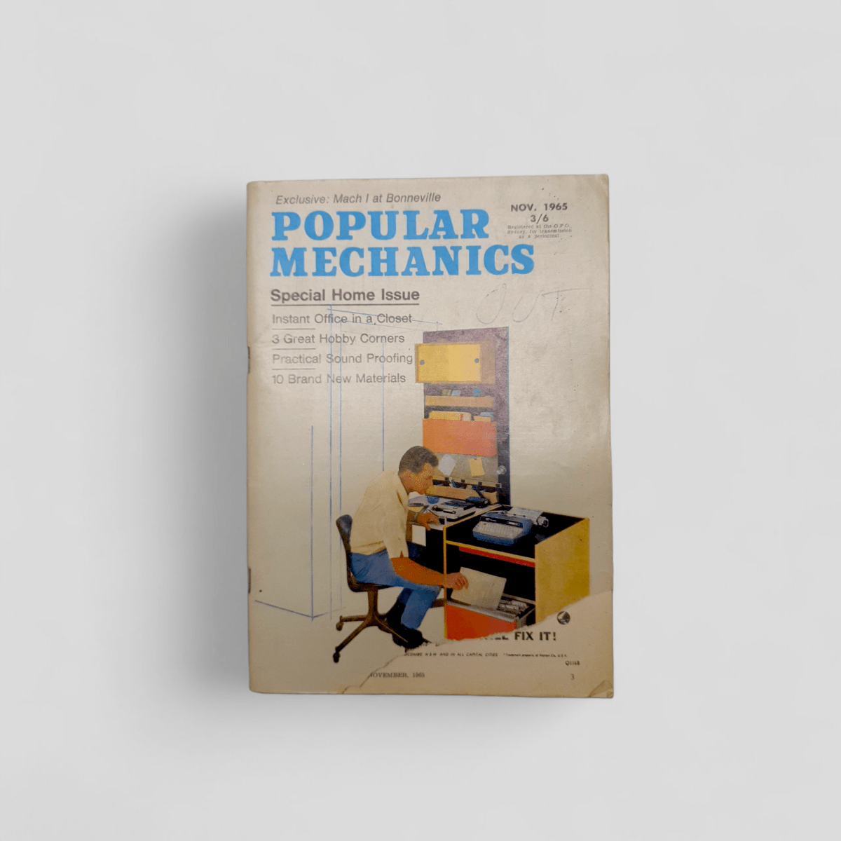 Popular Mechanics Magazine November 1965 Special Home Issue - Books Worth Keeping