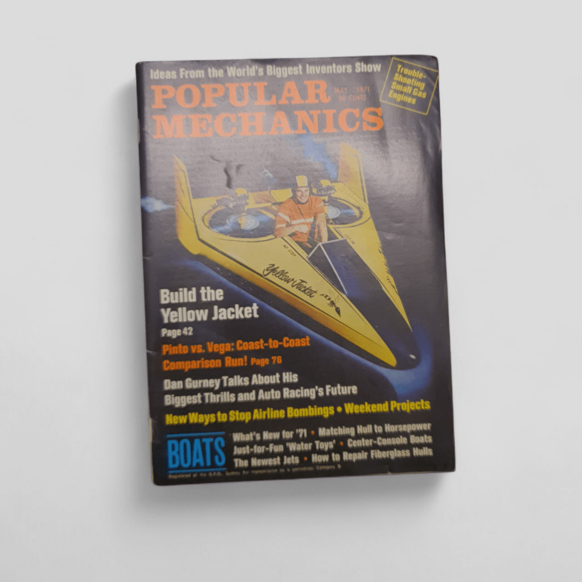Popular Mechanics May 1971 (Yellow Jacket Boat) - Books Worth Keeping