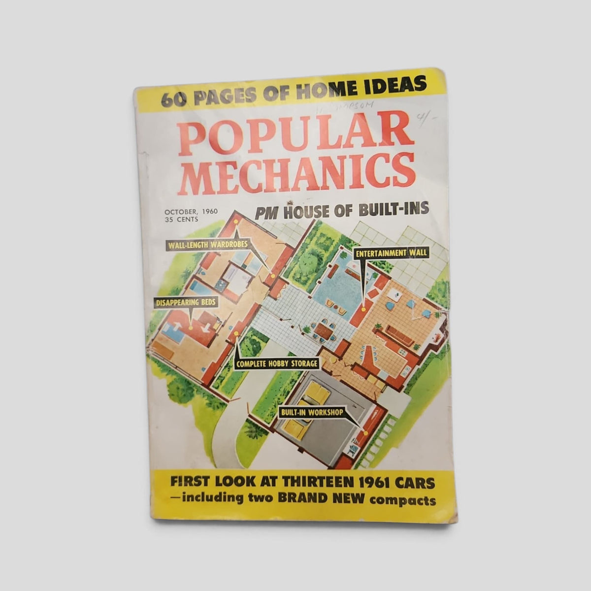 Popular Mechanics Magazine October 1960 front cover