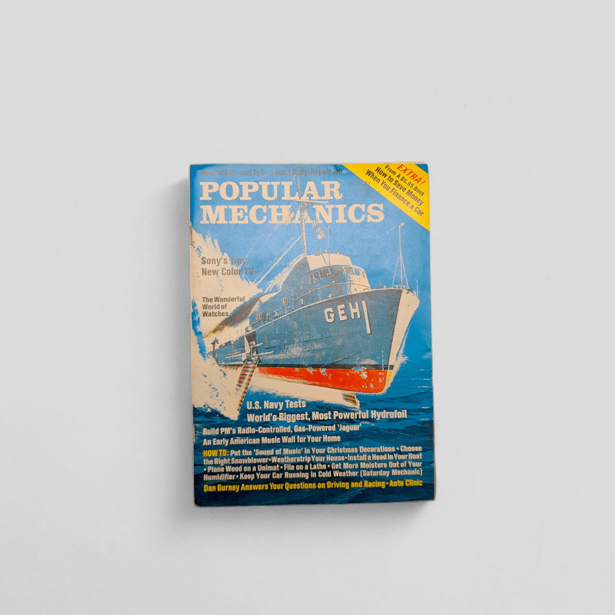 Popular Mechanics (U.S. Navy Hydrofoil) - Books Worth Keeping