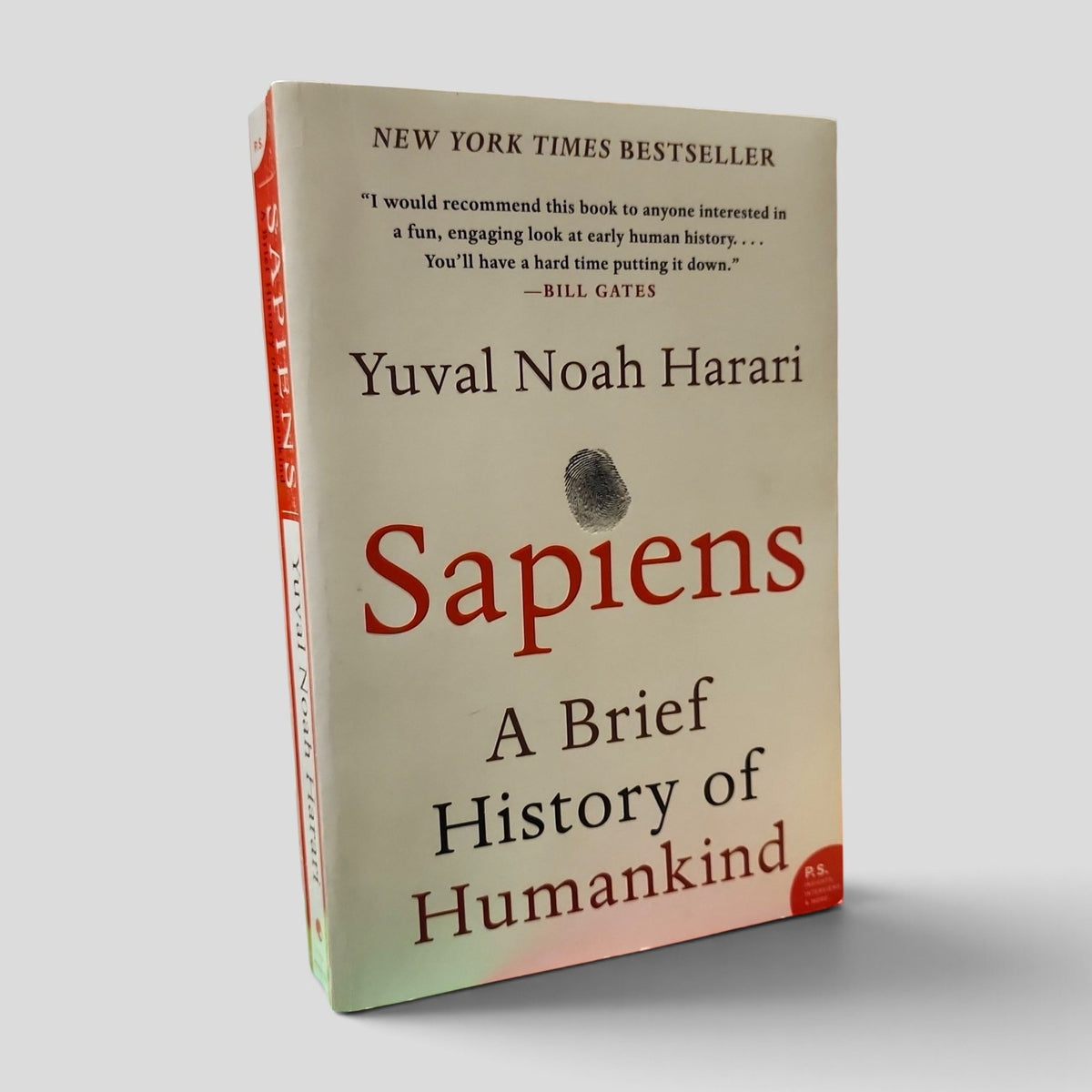 Sapiens: A Brief History of Humankind by Yuval Noah Harari paperback cover