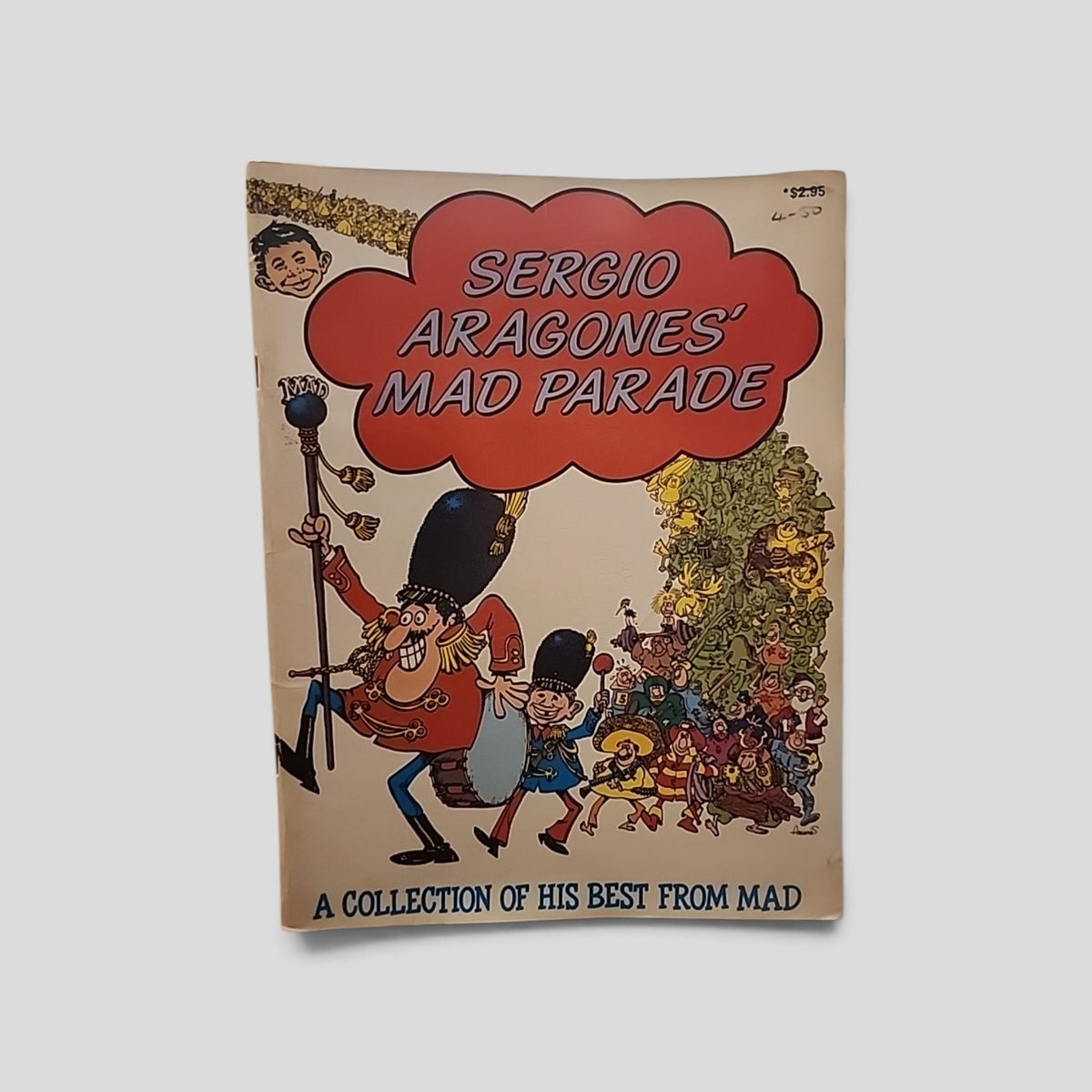 Sergio Aragones' Mad Parade paperback front cover