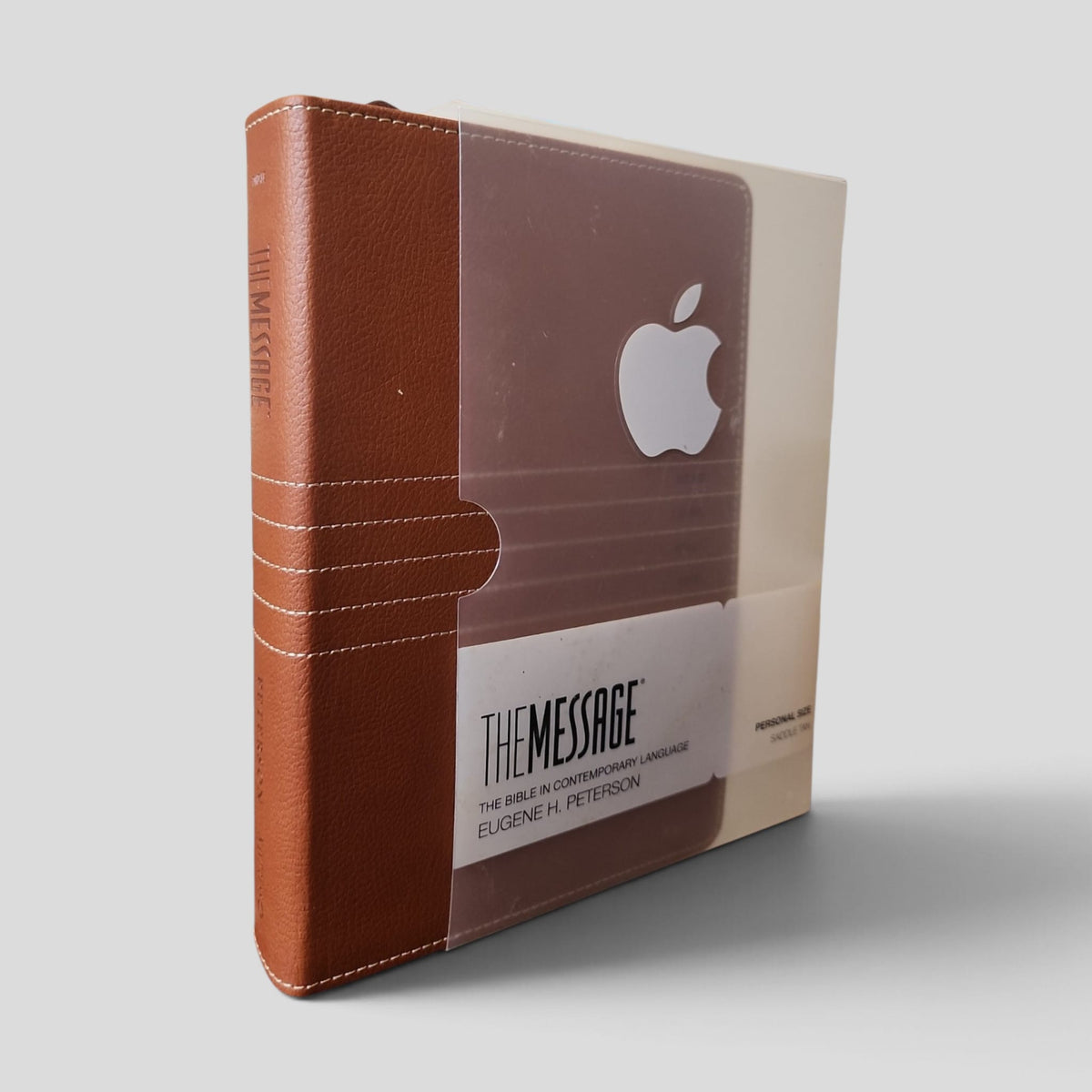 The Message Bible MSG – Personal Size, Saddle Tan by Eugene H. Peterson — front cover