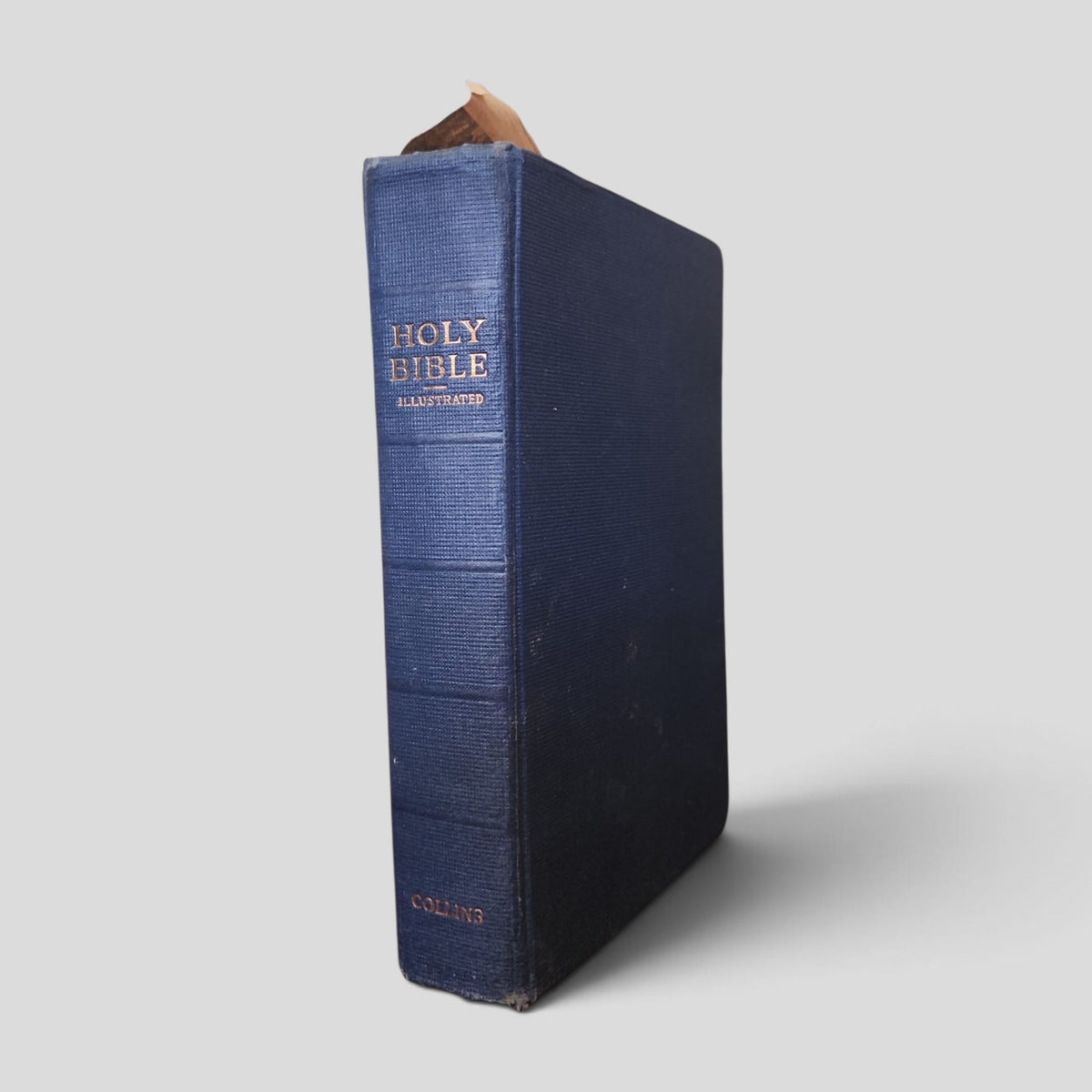 Collins illustrated KJV King James Version Holy Bible blue hardcover