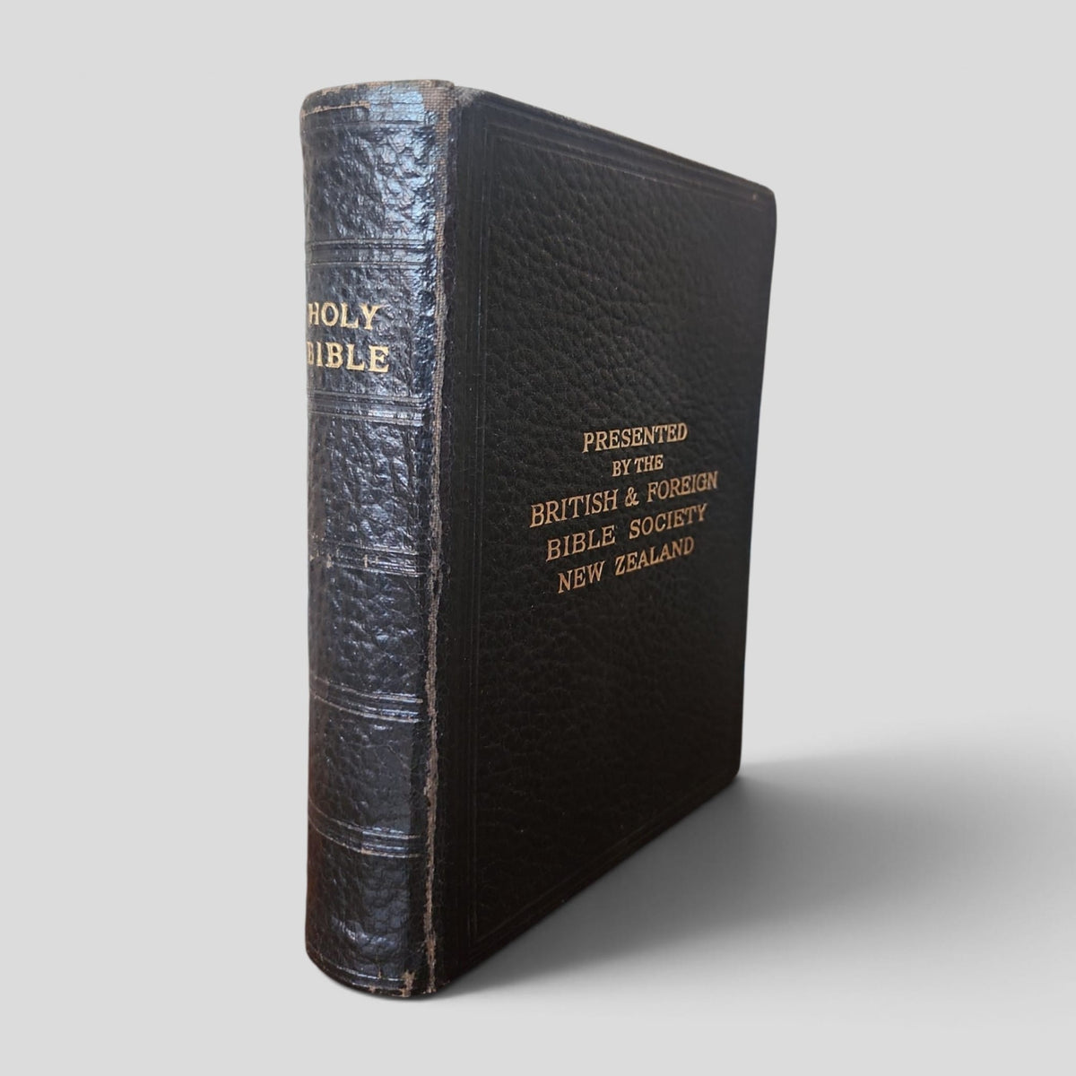 Holy Bible — KJV King James Version, British and Foreign Bible Society New Zealand Presentation — front cover