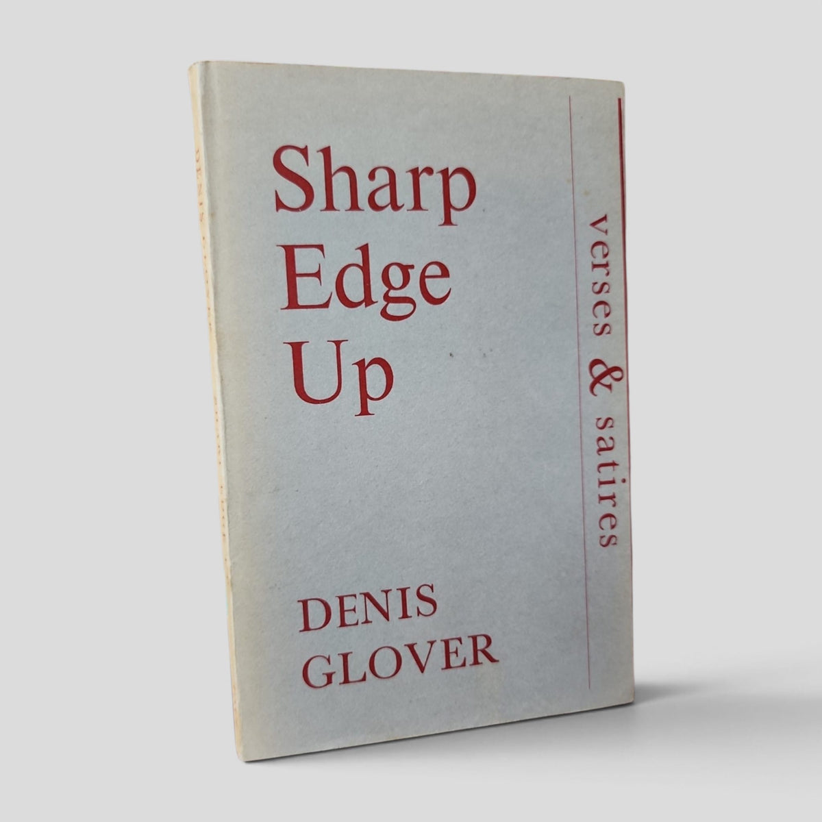 Front cover of Sharp Edge Up: Verses &amp; Satires by Denis Glover
