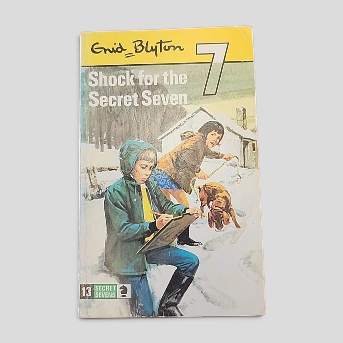 Shock for the Secret Seven by Enid Blyton, 1977 Knight paperback cover