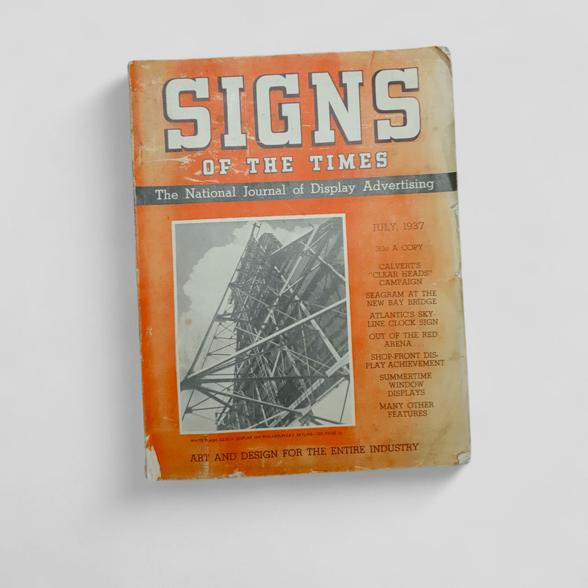 Signs of the Times July 1937 (The National Journal of Display Advertising) - Books Worth Keeping