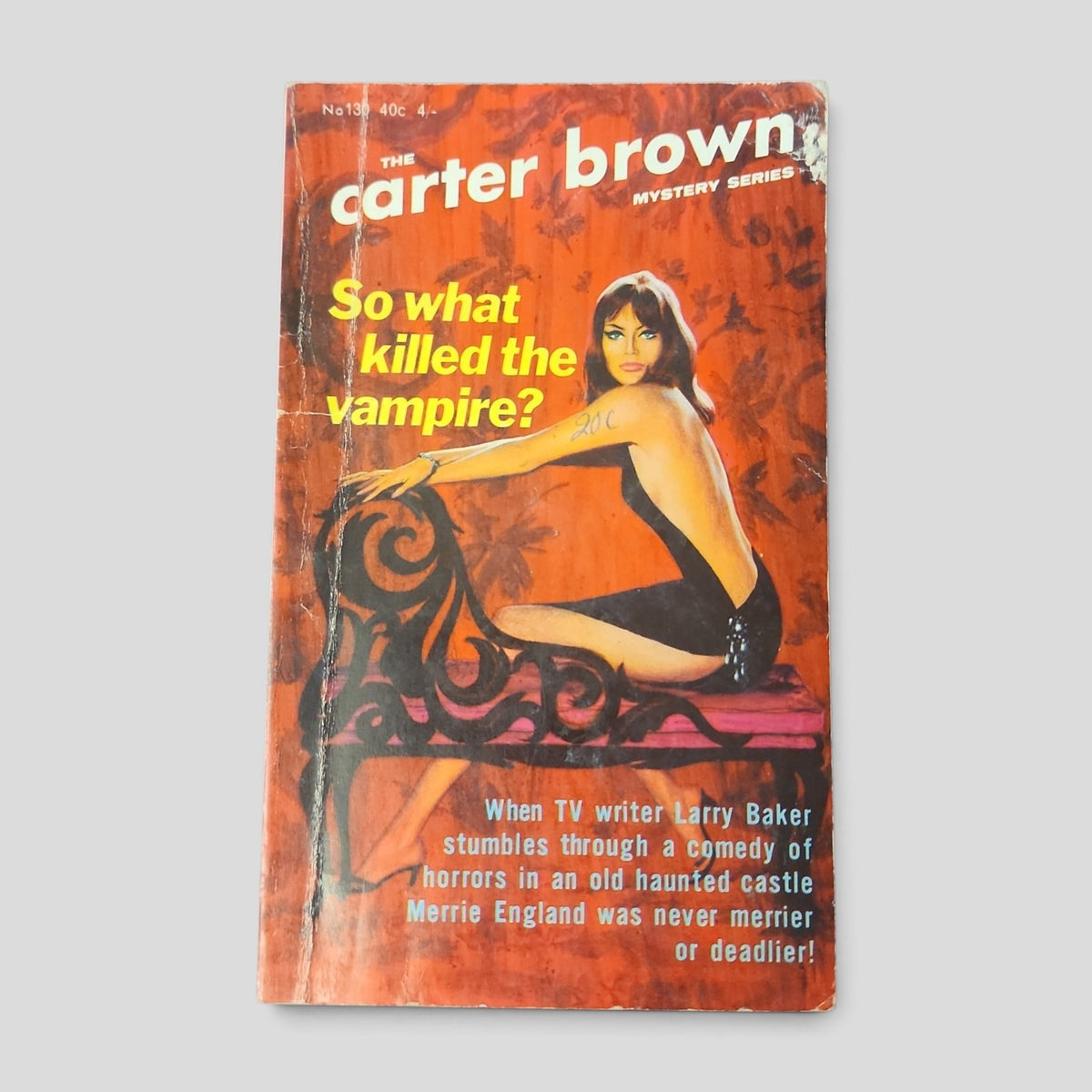 So What Killed the Vampire? by Carter Brown - front cover