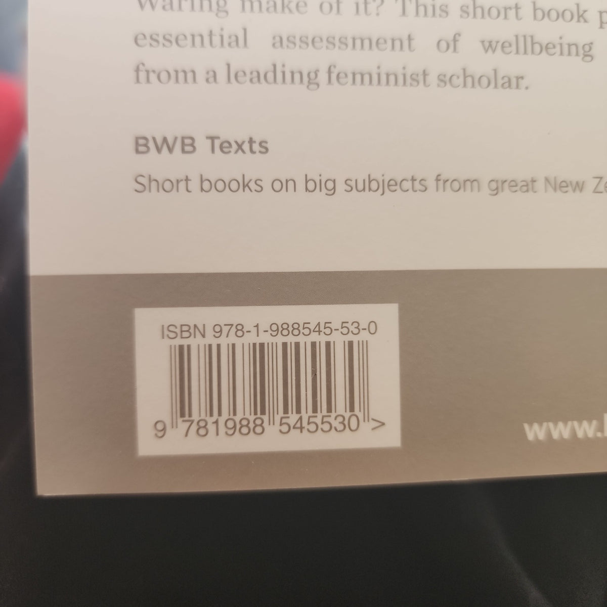 Still Counting by Marilyn Waring ISBN 9781988545530 back cover