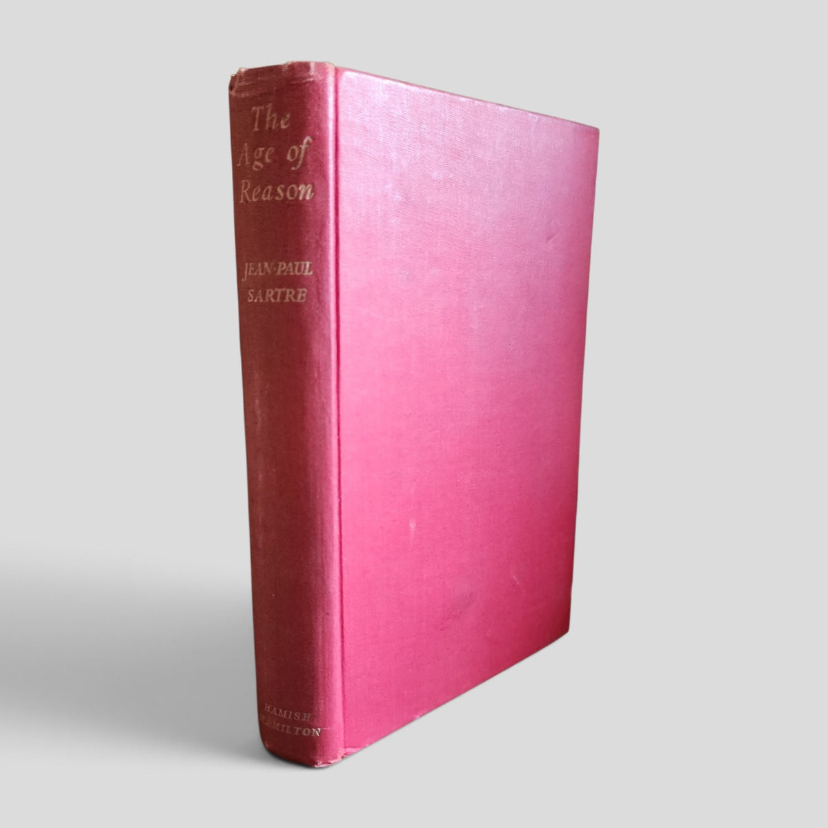 The Age of Reason by Jean-Paul Sartre, Hamish Hamilton hardcover front
