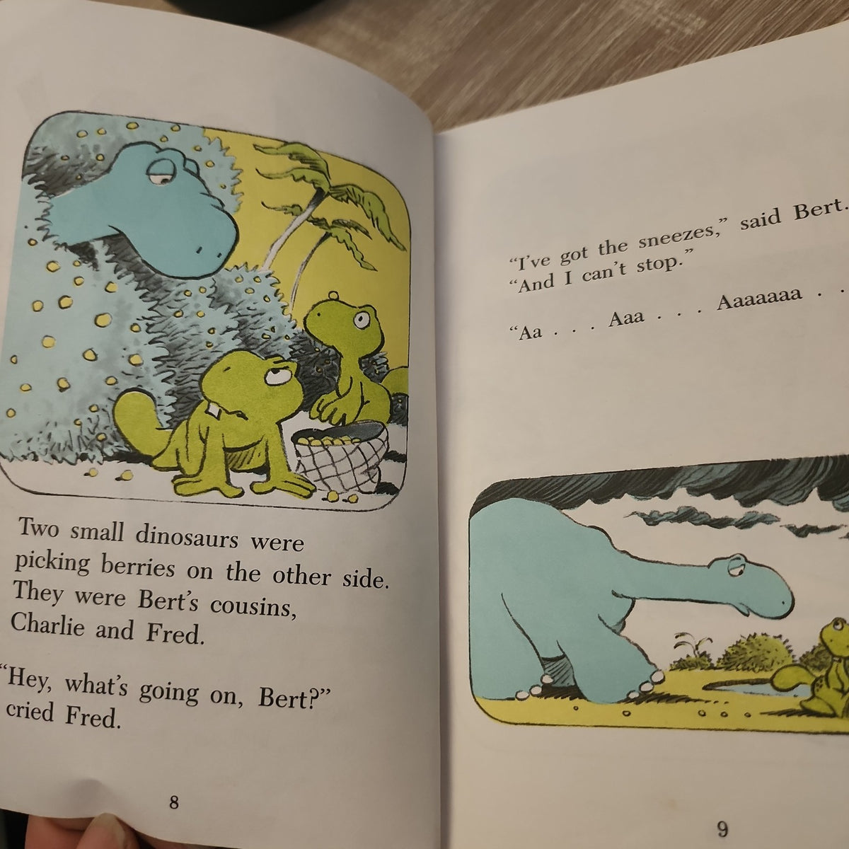 Interior pages of The Big Sneeze by William Van Horn
