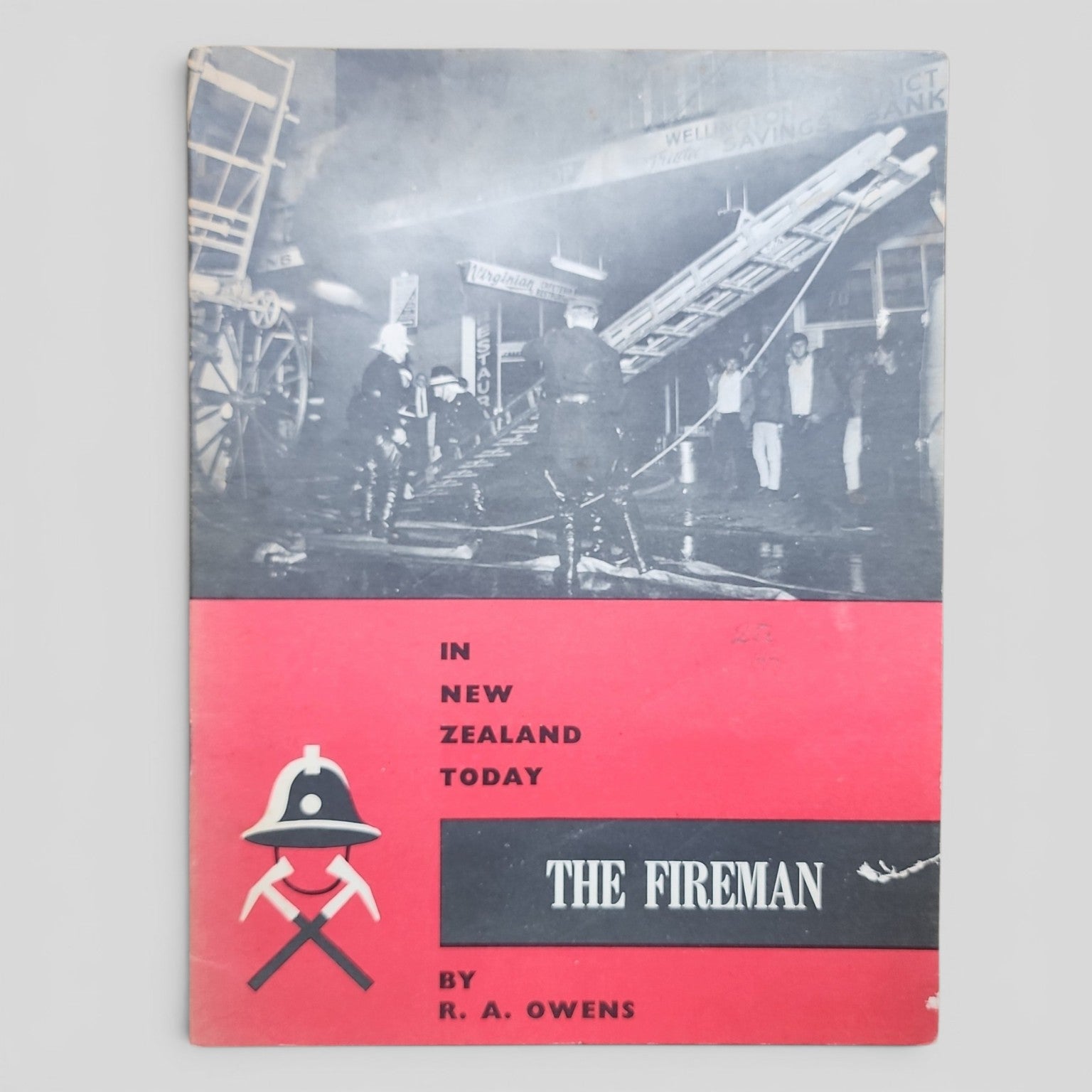 The Fireman by R. A. Owens vintage New Zealand school reader cover