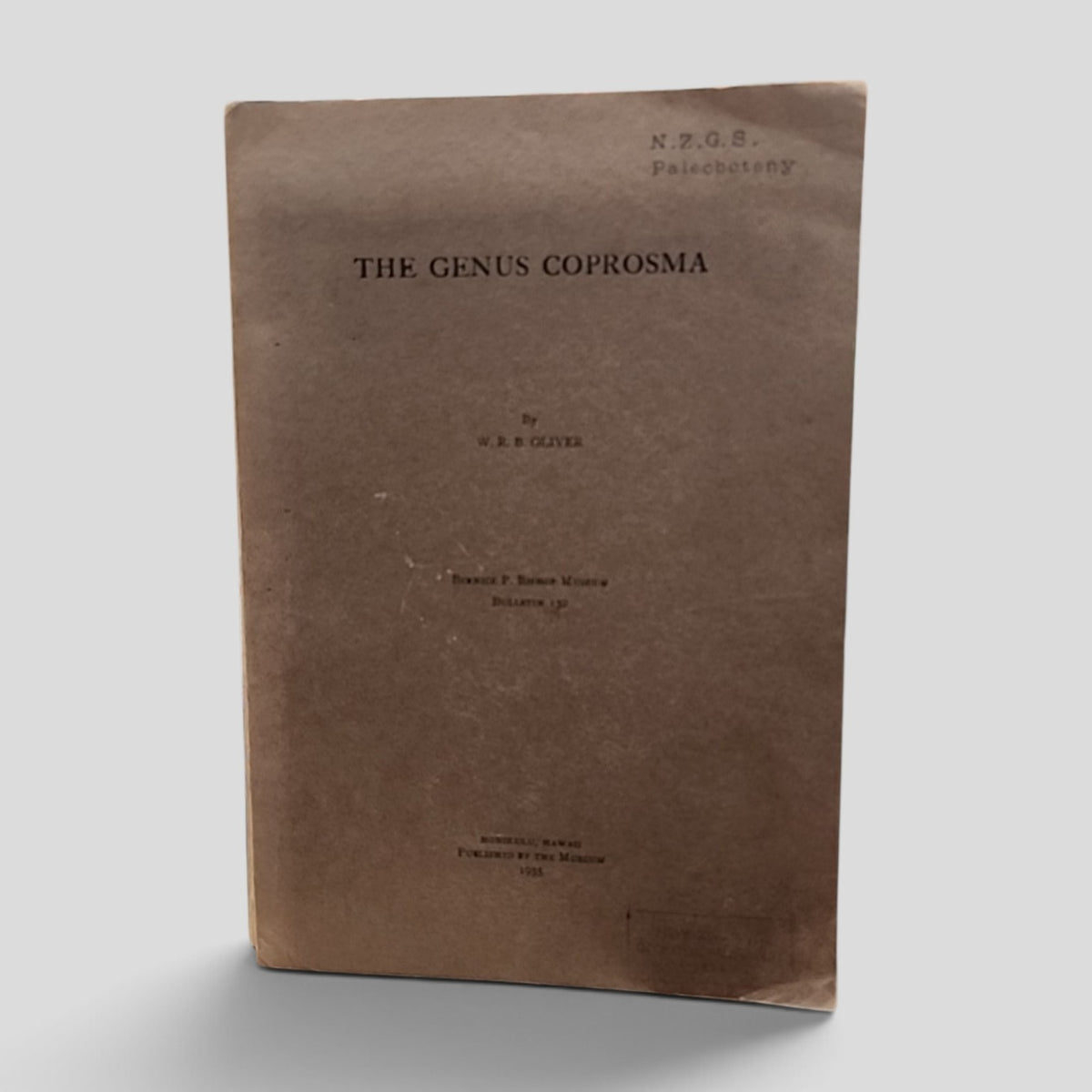 The Genus Coprosma by W. R. B. Oliver, Bernice P. Bishop Museum Bulletin 132, 1935